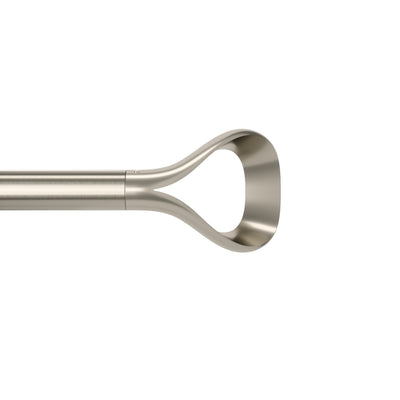 Umbra Loop Nickel Expandable 1" Curtain Rod - 42"-120" | Tringle à rideaux extensible Loop de Umbra nickel de 1 po - 42 po à 120 po