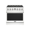 Thor Kitchen 6.1 Cu. Ft. Contemporary Professional Built-In Gas Range - White - ARG36W