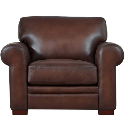Hydeline Brookfield Leather Chair - Brown | Hydeline Brookfield Fauteuil en cuir – Brun