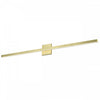 Dainolite Arandel Vanity Light 36w LED Aged Brass Frosted Acrylic Diffuser Lamp