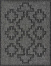 Esina Transitional 5'3\" x 7'0\" Area Rug in Grey Indoor Area Rug