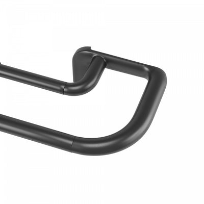 Umbra Twilight Matte Black Expandable Double Blackout 3/4" Curtain Rod - 66"-144" | Tringle à rideaux coupe-lumière extensible double Twilight de Umbra noir mat de 3/4 po - 66 po à 144 po