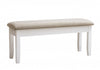Jane Fabric Storage Dining Bench - Brown