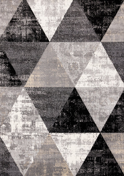 Covington Distressed Triangles Area Rug - 5'3" x 7'7"|Carpette Covington à motifs de triangles vieillis - 5 pi 3 po x 7 pi 7 po