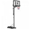 Soozier Mobile Basketball Stand Basketball Hoop With Height Adjustable