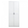 Cornelia Modern 30\" Storage Cabinet in White (7-Shelf)