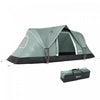 Outsunny 5 Person Outdoor Camping Tent, Family Tent w/ Light Hook, Green