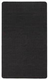 Modern 4'0\" x 6'0\" Hobnail indoor/outdoor Rug mat in Black Outdoor Area Rug