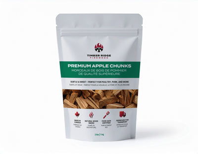 SM Apple Wood Chunks Reseal Bag | Sachet refermable de morceaux de bois de pommier SM