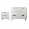 Granville Modern 2-Piece Dresser Set in White