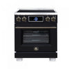 Forno Maximus 30 Inch Induction Range, Black, 4.32 cu.ft. - FFSIN0968-30BLK Electric Range