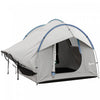 Outsunny Car Camping Tent with 3 Doors, 2000mm Waterproof, Grey and Blue