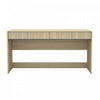 Novara Contemporary 60\" Writing Desk in Whitewashed Oak (2-Drawer)