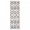 Quinto Twinkle Orange Shag Area Rug - 2'7\" x 8'