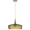 Dainolite Pixie 1 Light Pendant Painted Aged Brass Lamp