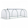 Outsunny 99\" X 39\" X 32\" Mini Greenhouse Transparent Portable Hot House For Plants With Zippered Doors For Outdoor, Indoor, Garden