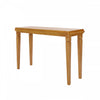 Martha 47.25\" Rustic Wood Sofa Table with Decorative Beaded Trim - Brown