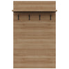 Porto Entryway Wall-Mounted Coat Rack with Shelf