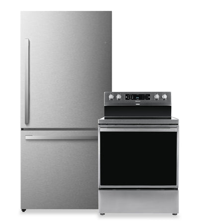 Hisense 2-Piece Kitchen Appliance Package – Stainless Steel | Ensemble de 2 électroménagers Hisense pour la cuisine - acier inoxydable