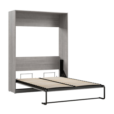 Bestar Claremont Full Murphy Bed - Platinum Grey|Lit double escamotable Claremont de Bestar - gris platine