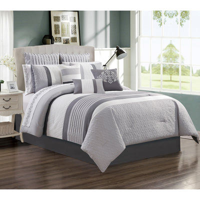 Kane 7-Piece Queen Comforter Set | Ensemble de Douillette Kane 7 Morceaux pour Grand Lit
