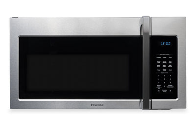 Hisense 1.7 Cu. Ft. Over-the-Range Microwave – Fingerprint Resistant Stainless Steel - HMVZ173SS | Four à micro-ondes à hotte intégrée Hisense de 1,7 pi3 - acier inoxydable résistant aux traces de doigts - HMVZ173SS
