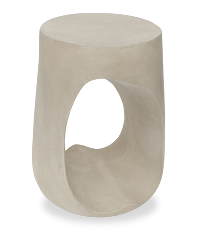 Lana 17.9" Modern End Table - Cream | Table de bout moderne Lana de 17,9 po - crème