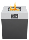 Vesta Fire Pit Table, 22\"W, 37,000 BTU, Propane, Metal