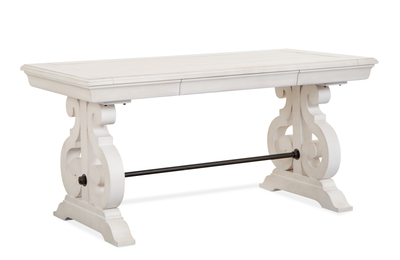 Milson 64" Writing Desk with Storage - Alabaster | Bureau Milson de 64 po avec rangement - albâtre