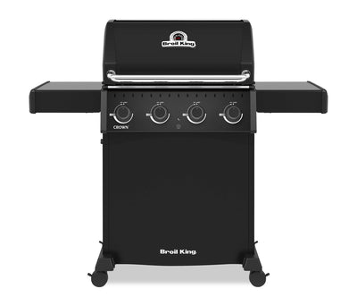 Broil King Crown 410 Shadow 40,000-BTU Natural Gas Grill - Black – 865057 | Barbecue à gaz naturel Broil King CrownMC 410 Shadow de 40 000 BTU - noir - 865057 | 865057NG