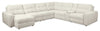 Scott Living Elevate Modular 7-Piece Left-Facing Chenille Fabric Power Reclining and Sliding Sectional - Taupe