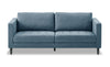 Metro 78\" Fabric Sofa with Tufted Seat Cushions and Reversible Back Cushions - Denim Blue