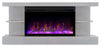Canyon 48\" Electric Fireplace with Wall-Mount Mantel - Grey