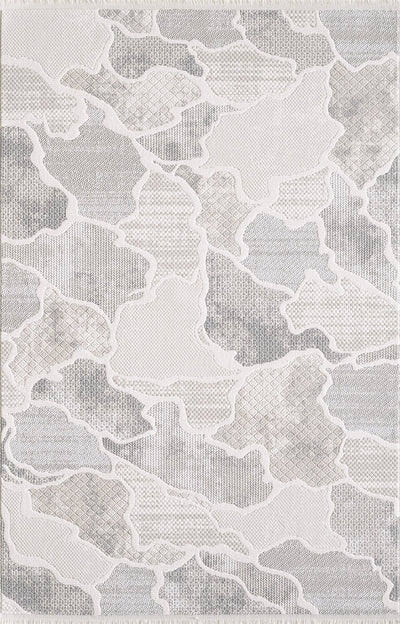 Cove Waves Grey Area Rug - 6'7" x 9'6" | Carpette Cove grise à motif de vagues - 6 pi 7 po x 9 pi 6 po