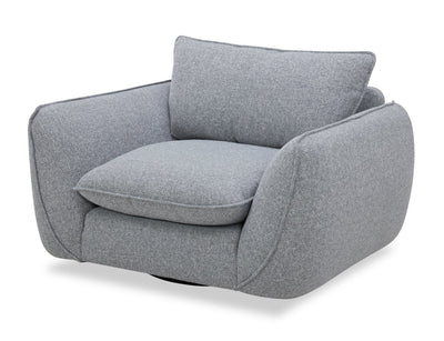 Monaco Swivel Chair - Grey | Fauteuil pivotant Monaco - gris