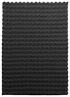 Dream Step Memory Foam Bubble Dark Grey Faux Fur Area Rug - 5' x 7'