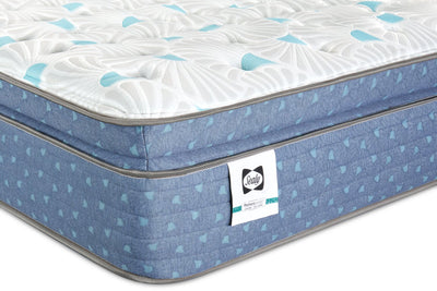Sealy Posturepedic® Luxury Crown Jewel® Resort Paradiso Euro Pillowtop Full Mattress | Matelas Euro-plateau épais Paradiso Resort Luxury Posturepedic Crown Jewel de Sealy pour lit double