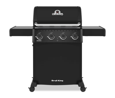 Broil King Crown 410 Shadow 40,000-BTU Propane Gas Grill - Black – 865054 | Barbecue à gaz propane Broil King CrownMC 410 Shadow de 40 000 BTU - noir - 865054