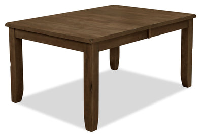 Talia Dining Table with 60-78"W Extension - Grey/Brown | Table de salle à manger Talia de 60 po à 78 po (L) avec rallonge - gris-brun