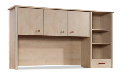 Whitaker Point 66.73" Commercial Grade Hutch with Cabinet & Shelves - Natural Maple|Crédence Whitaker Point de 66,73 po de qualité commerciale avec armoire et tablettes - érable naturel
