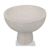 White 8\" Paulownia Wood Bowl