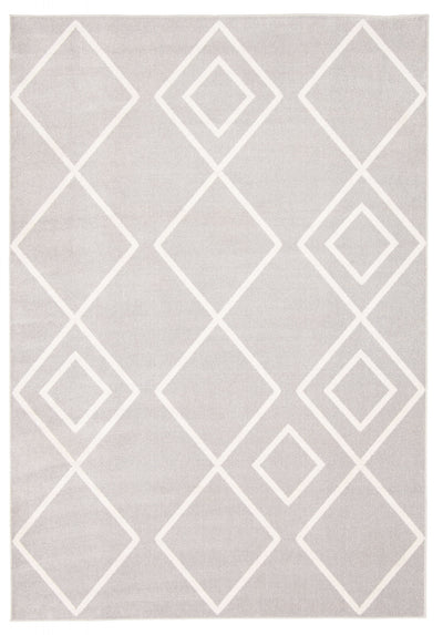 Kenza Grey Machine Washable Area Rug - 5'0" x 7'0"