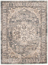 Octavian Tabriz Blue-Ivory Area Rug - 6'7\" x 9'6\"