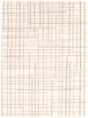 Taite Cream-Silver Area Rug - 3'11\" x 5'7\"