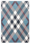 Kors Blue Machine Washable Area Rug - 6'0\" x 9'0\"
