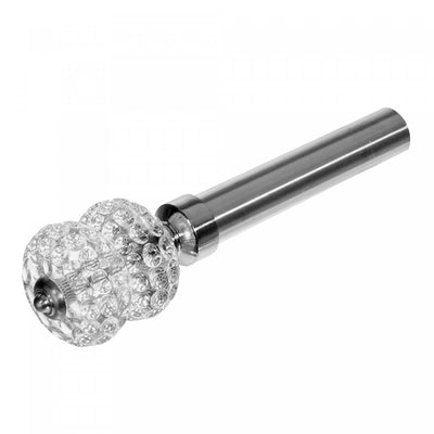 25/28mm Drape Pole Set Bubbly - Nickel|Ensemble de tringles à rideaux de 25 à 28 mm avec bulles - couleur nickel