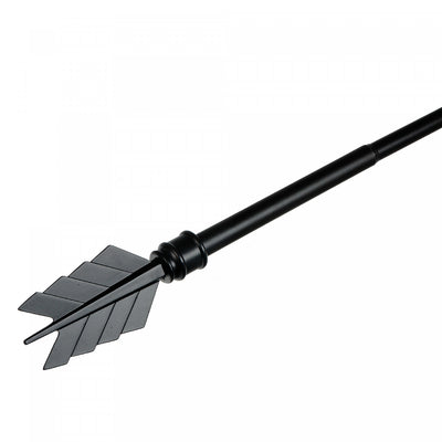 16/19mm Metal Drape Pole Set Quill - Black|Ensemble de tringles à rideaux de 16 à 19 mm en métal avec plume - noir