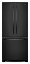 Whirlpool 30\" 20 Cu. Ft. French-Door Refrigerator - Black - WRF560SMHB