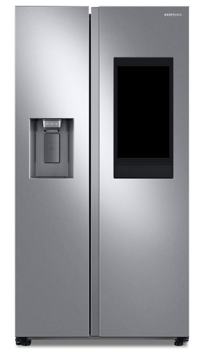 Samsung 21.5 Cu. Ft. Family Hub™ Side-by-Side Refrigerator - RS22T5561SR/A - Refrigerator in Fingerprint-Resistant Stainless Steel