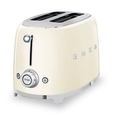 Smeg 2-Slice Traditional Toaster - TSF01CRUS|Grille-pain classique Smeg à 2 tranches - TSF01CRUS